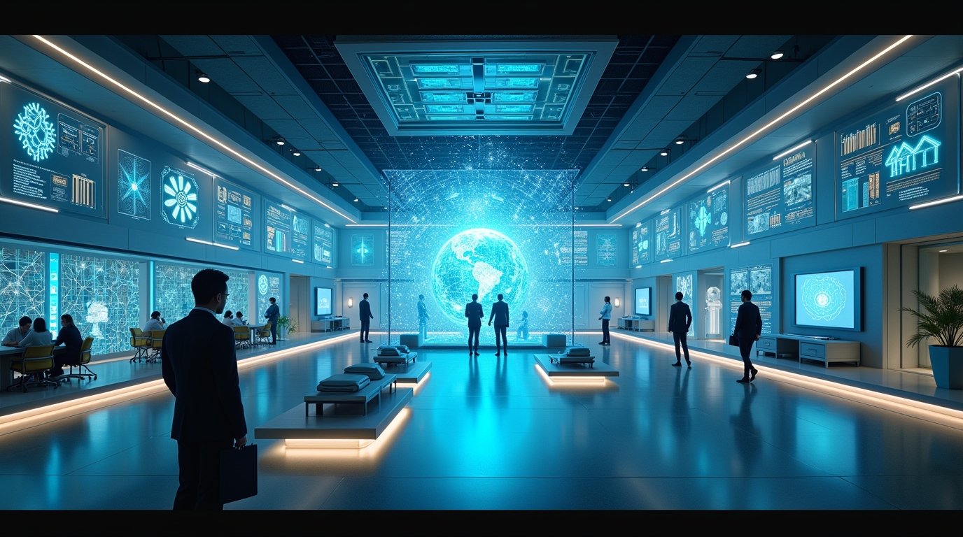 Futuristic digital innovation hub inspired by Garrik Muller’s vision