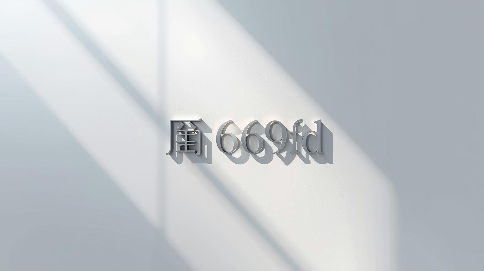 Realistic digital device labeled 鲁q 669fd placed on a wooden surface in a simple home-tech setup.